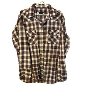 Panhandle Slim 17 1/2 Western Pearl Button Shirt Proud To Be An American